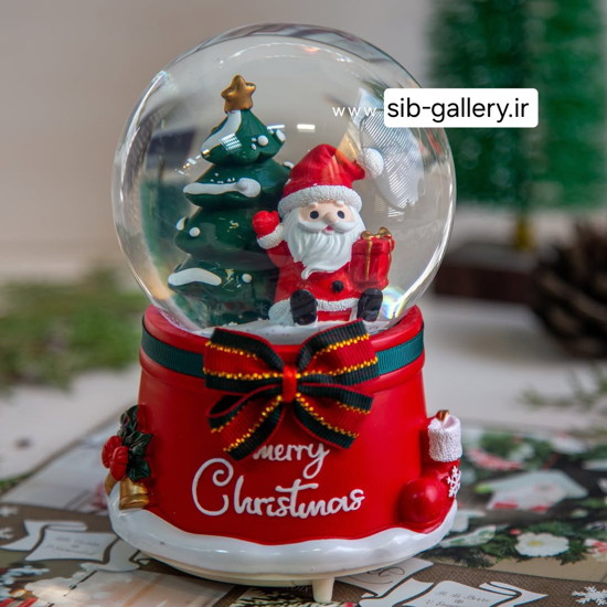 تصویر از گوی موزیکال پمپدار کریسمسی