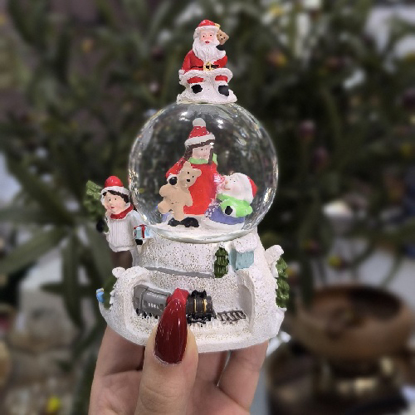 تصویر از گوی چراغدار کریسمسی