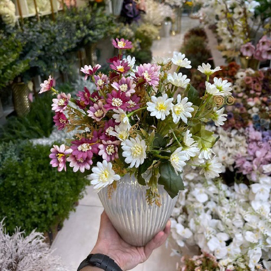 تصویر از بوته مینا سوخته پرگل